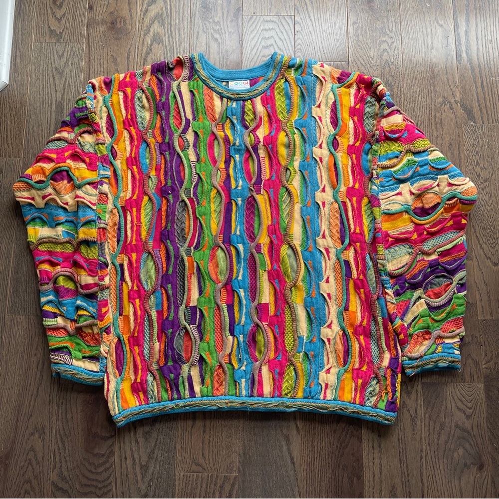 Vintage COOGI Vibrant Multicolor Sweater